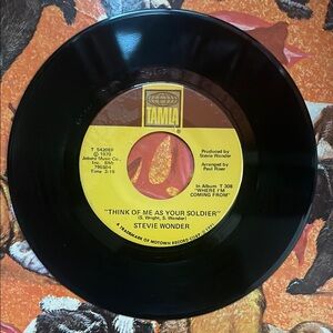 Tamla Vinyl Record - Stevie Wonder 45 rpm